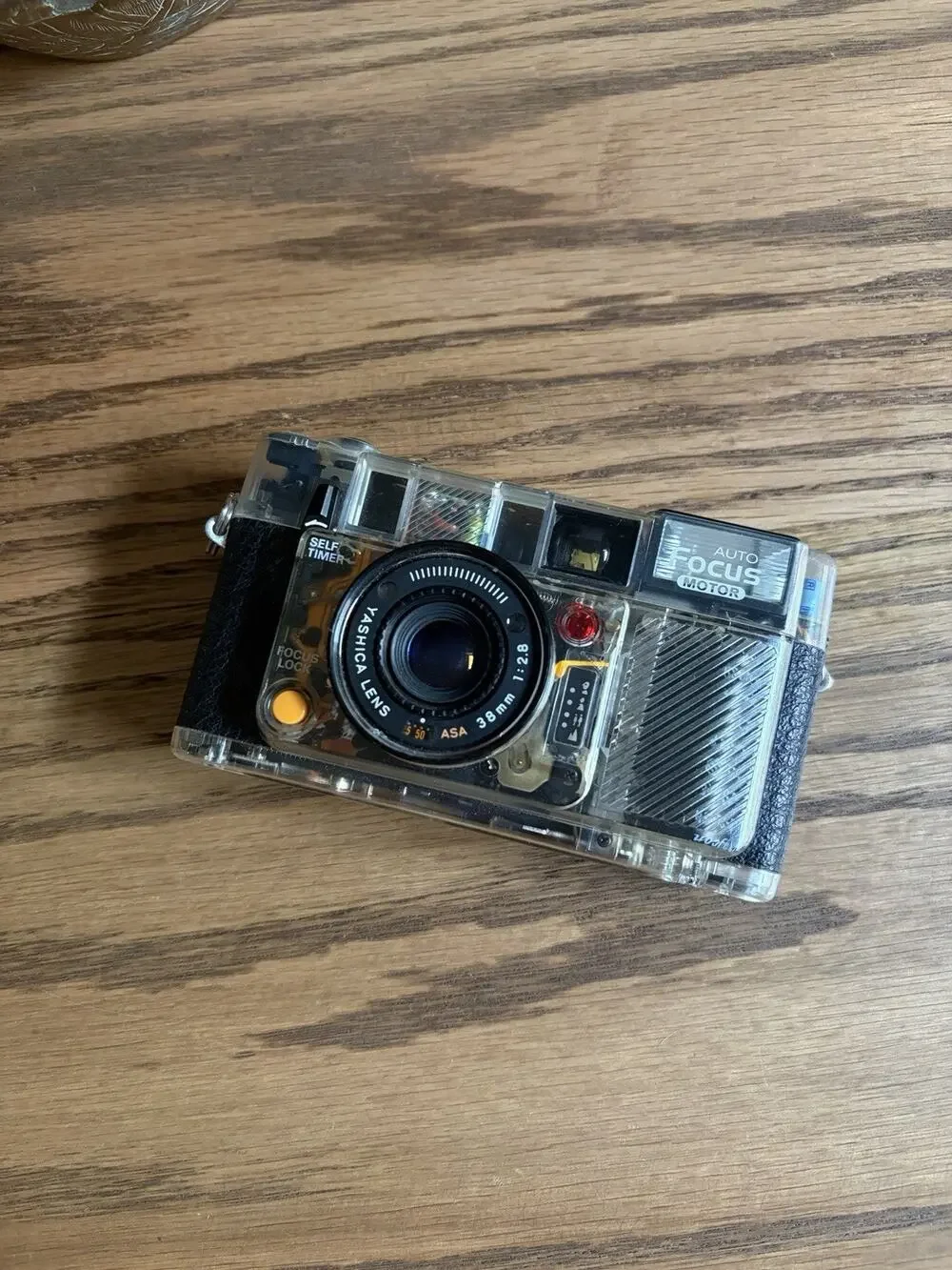 Vintage Yashica Auto Focus 38mm Demonstration Unit Film Camera Transparent Body